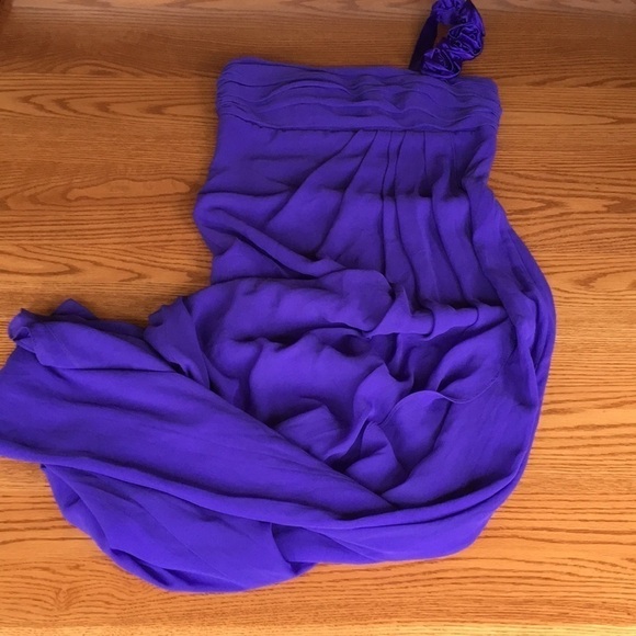 Fiesta Dresses & Skirts - Purple one shoulder formal dress